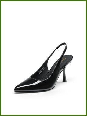 Faux Suede Slingback Stiletto Pumps Pointed Toe Dress Heels